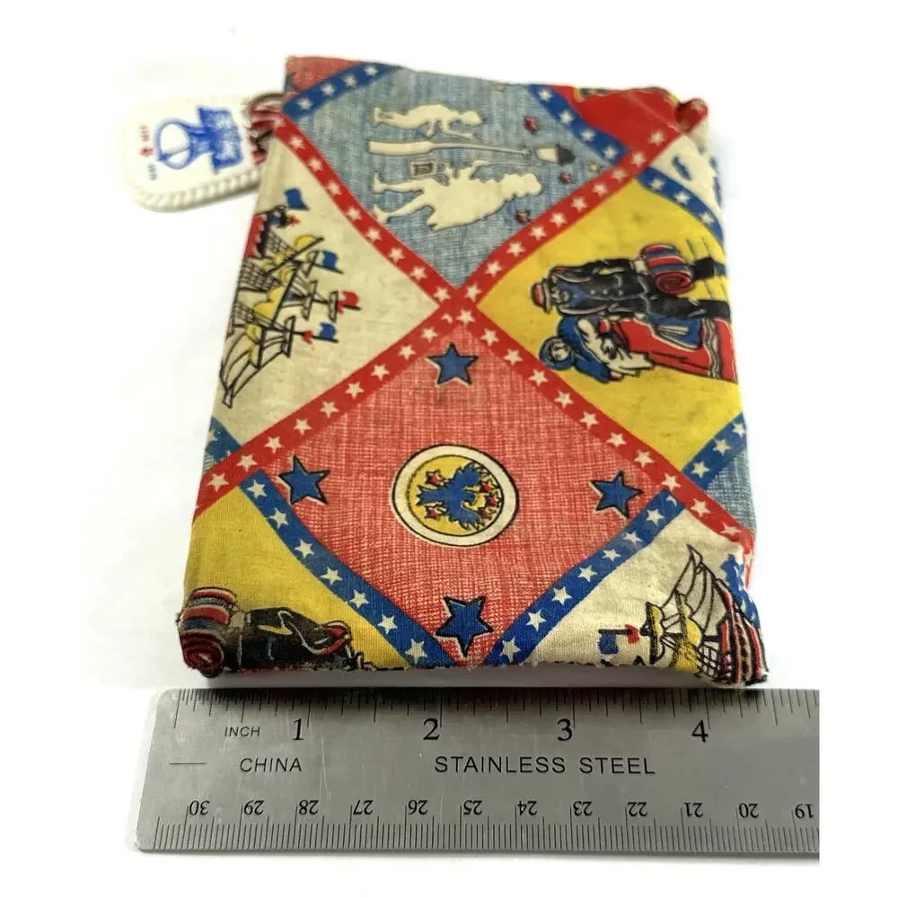 Vintage 1976 Bicentennial Coin Purse Keychain Liberty Bell Pleasant Hills Dairy